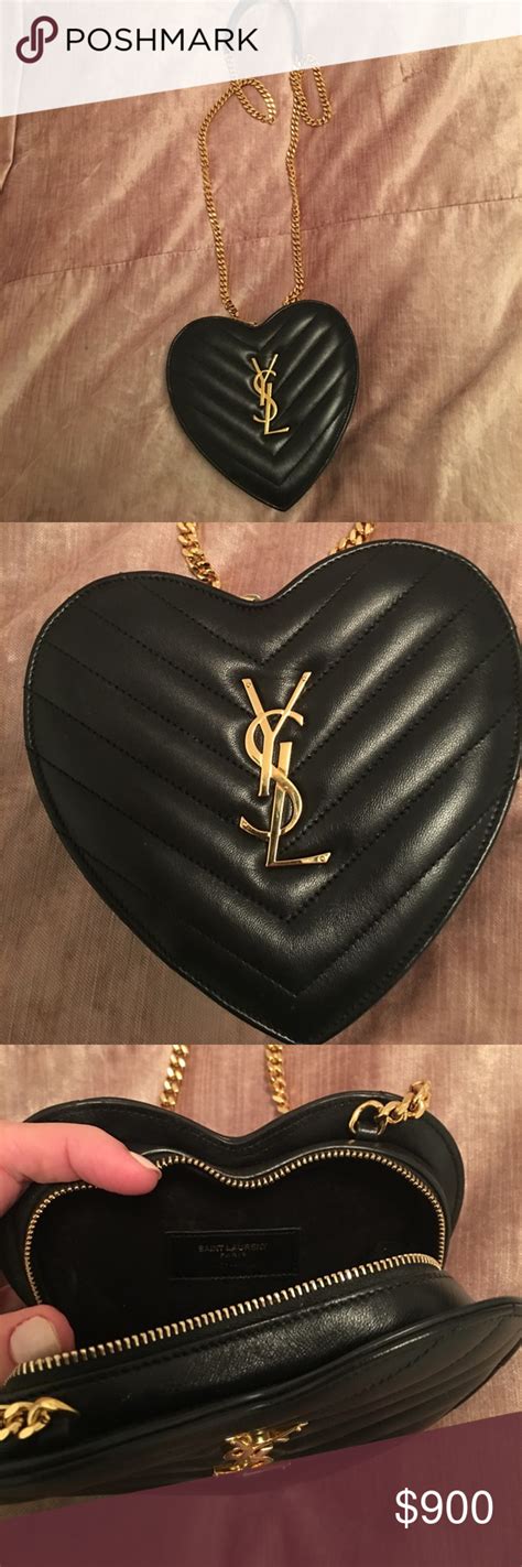 heart ysl purse|ysl heart shaped bag.